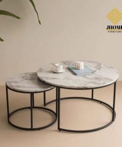 Bàn trà sofa Jh1 - Mặt đá Moca