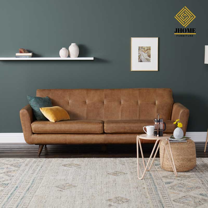 ghế sofa da haki