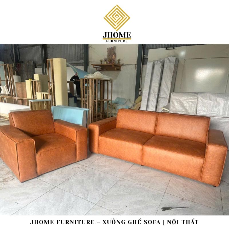 ghế sofa băng da công nghiệp