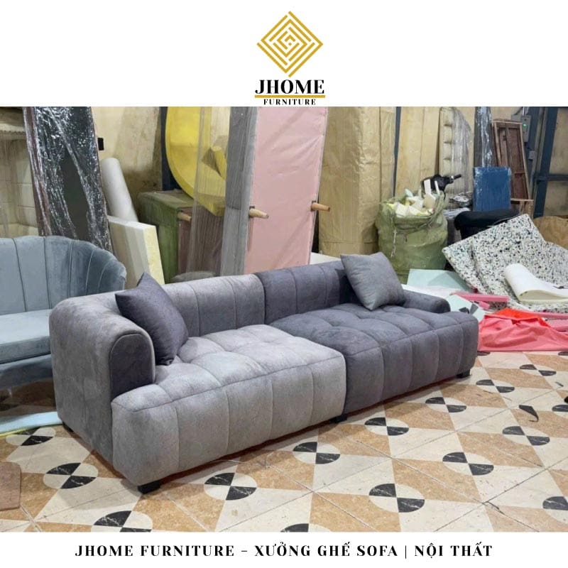 ghế sofa vải nhung 2m